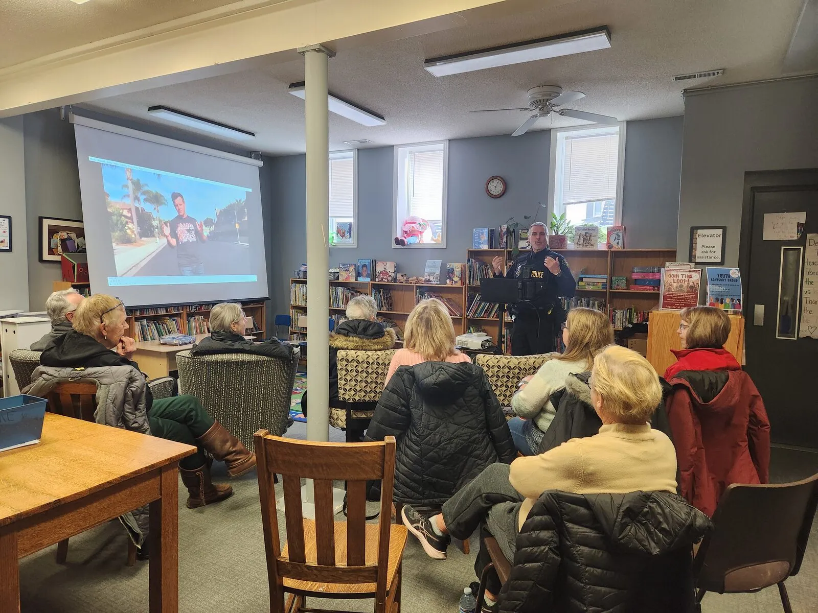 Community program at the library